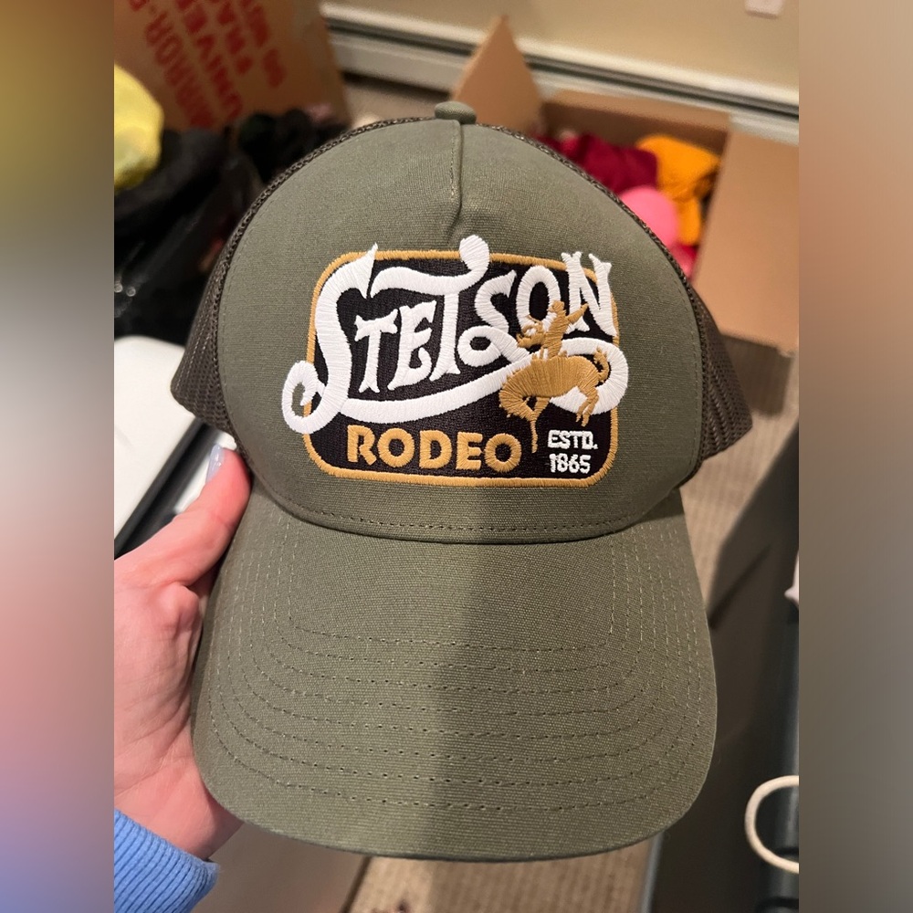 Stetson Olive Green Rodeo Cap